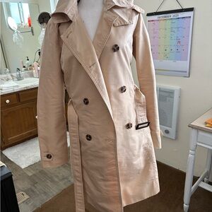 Stradivarius Light Tan Trench Coat
